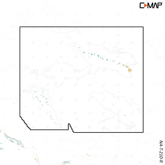 C-MAP Reveal X Coastal Chart Card for Hawaii, Marshall Islands & French Polynesia - Free 12-Month Updates