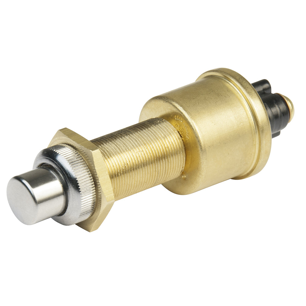 Heavy-Duty 35 Amp 2-Position SPST Push Button Switch - OFF/(ON) [1001504]