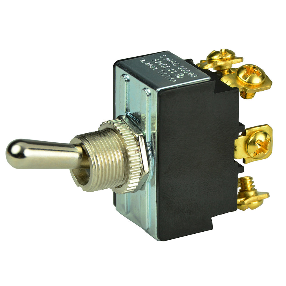 Hot Deal! BEP DPDT Chrome Plated ON/OFF/ON Toggle Switch [1002018]