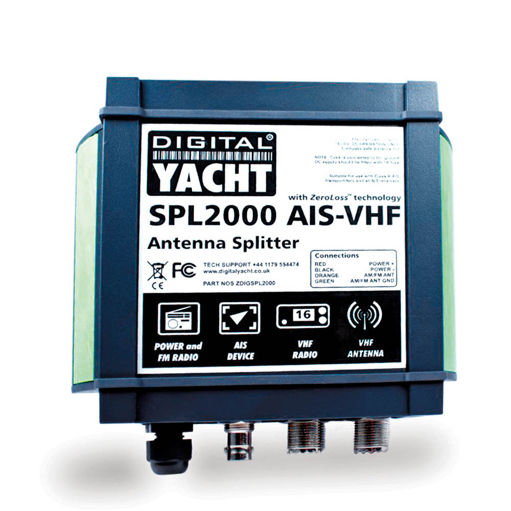 Hot Sale! Digital Yacht SPL2000 Antenna Splitter for VHF, AIS & FM from Single Antenna