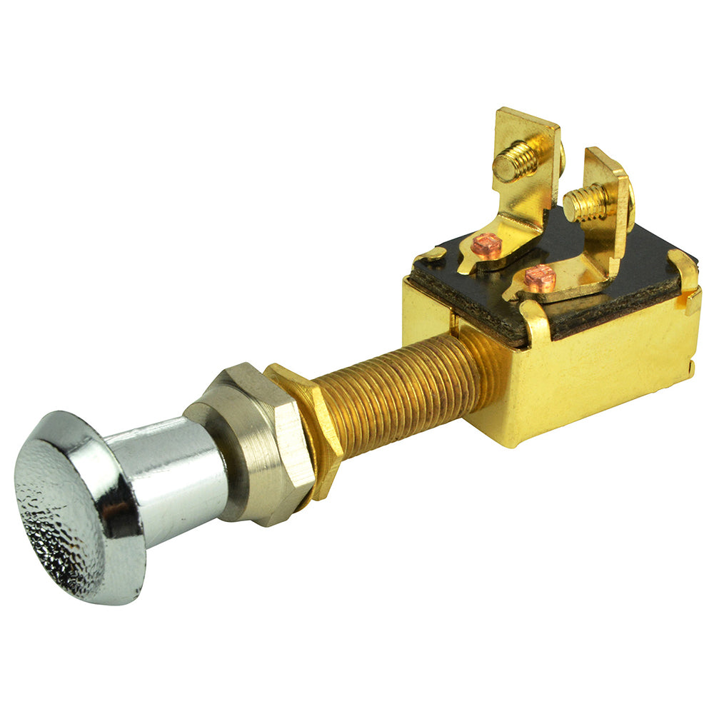 Heavy-Duty BEP SPST Push-Pull Switch with Contoured Knob - 6-36V DC OFF/ON [1001307]