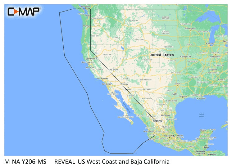 Get C-MAP Reveal Coastal Charts for US West Coast and Baja Now!
