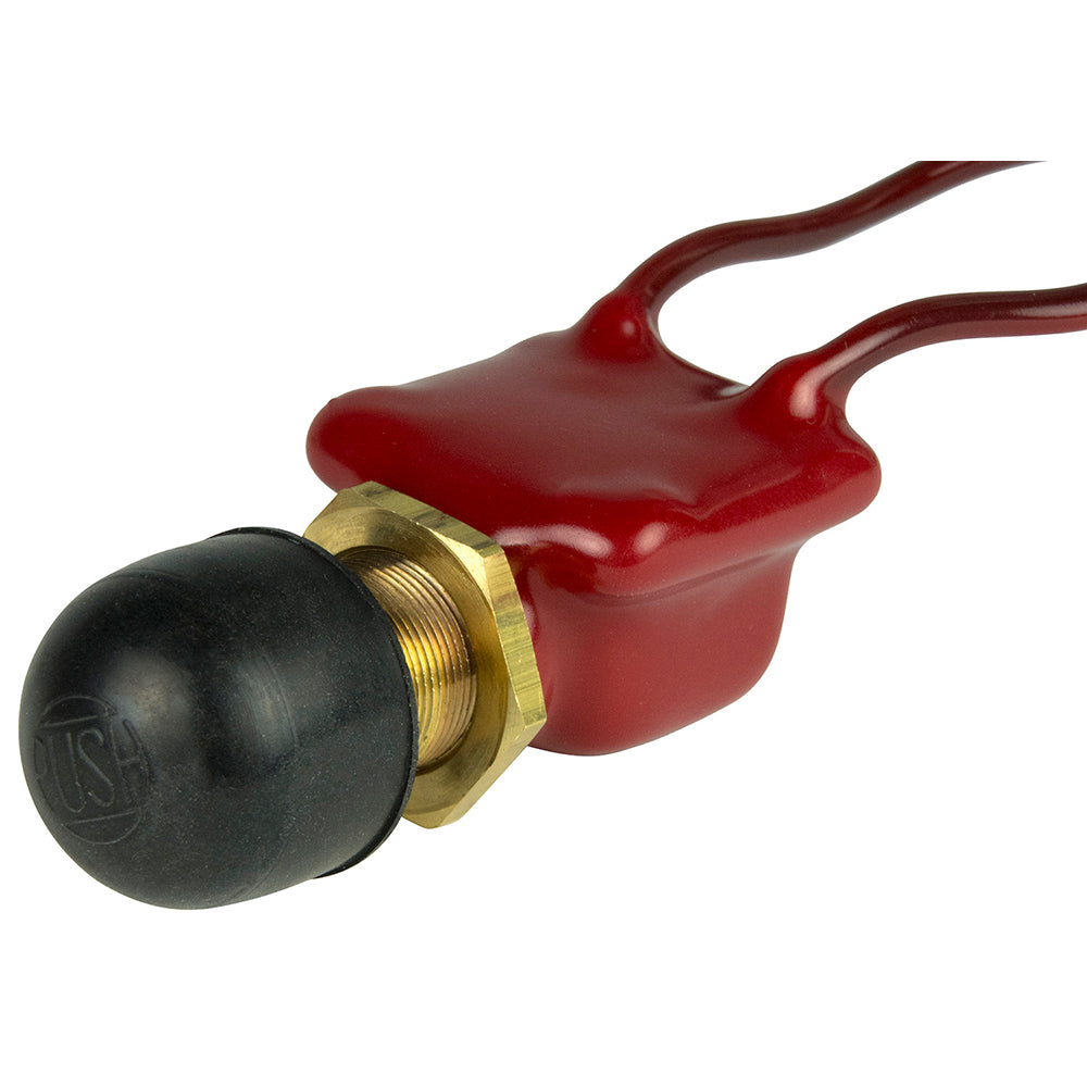 Hot Deal: BEP PVC-Coated 2-Position SPST Push Button Switch - OFF/(ON) [1001506]