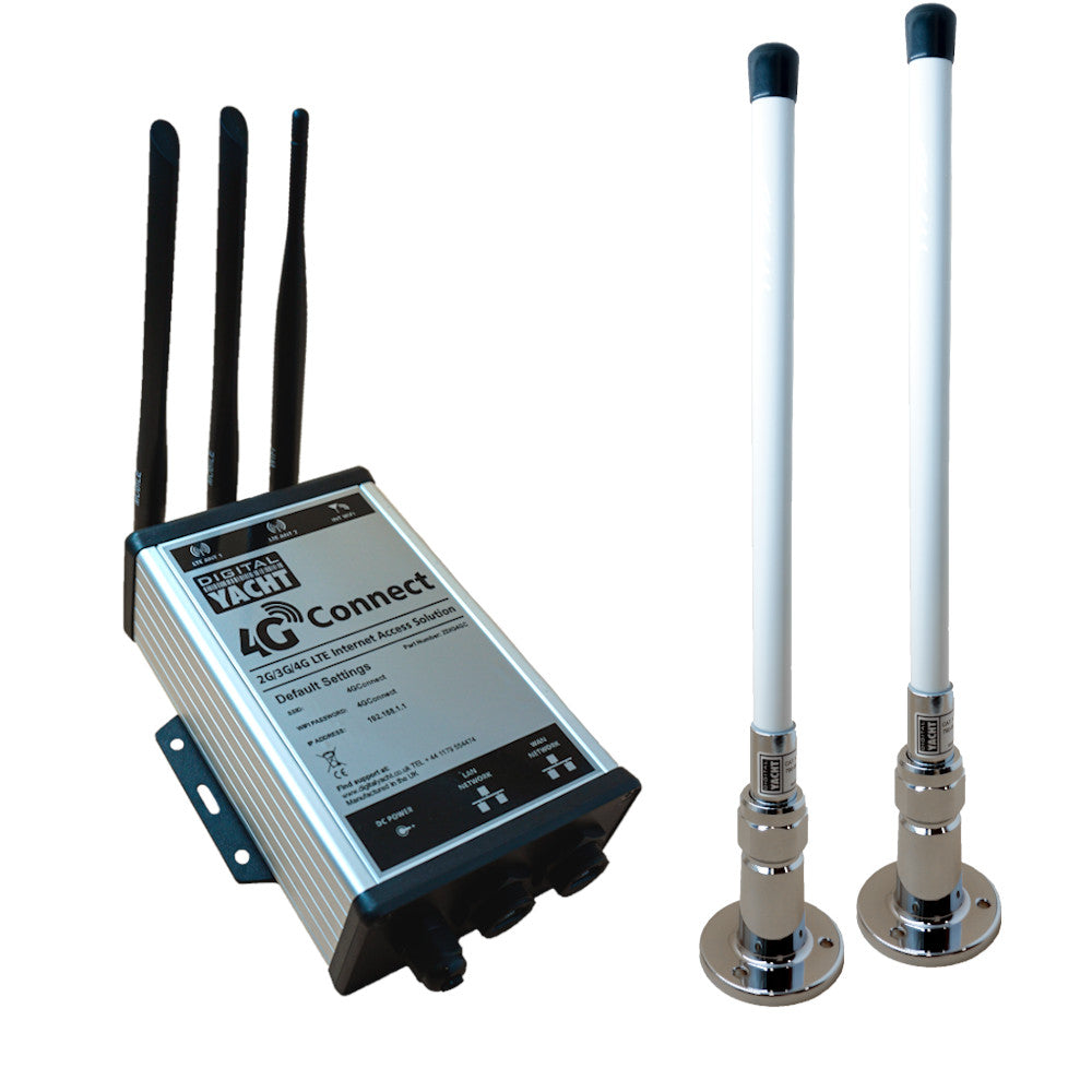 Digital Yacht 4G Connect: High - Performance 2G/3G/4G Internet Gateway with Dual Antennas
