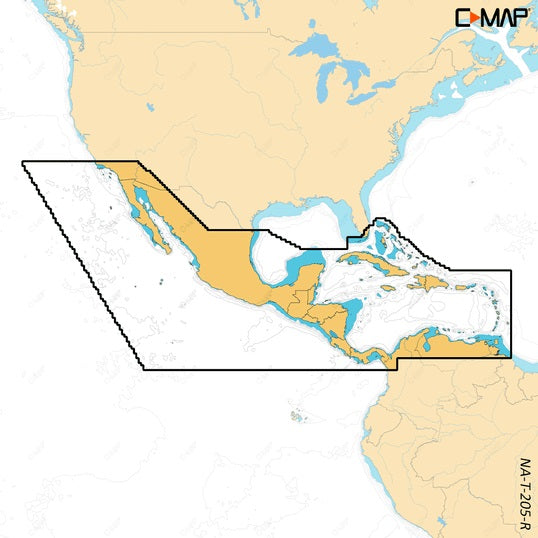 Get C-MAP Reveal X Coastal microSD for Central America and Caribbean Now!