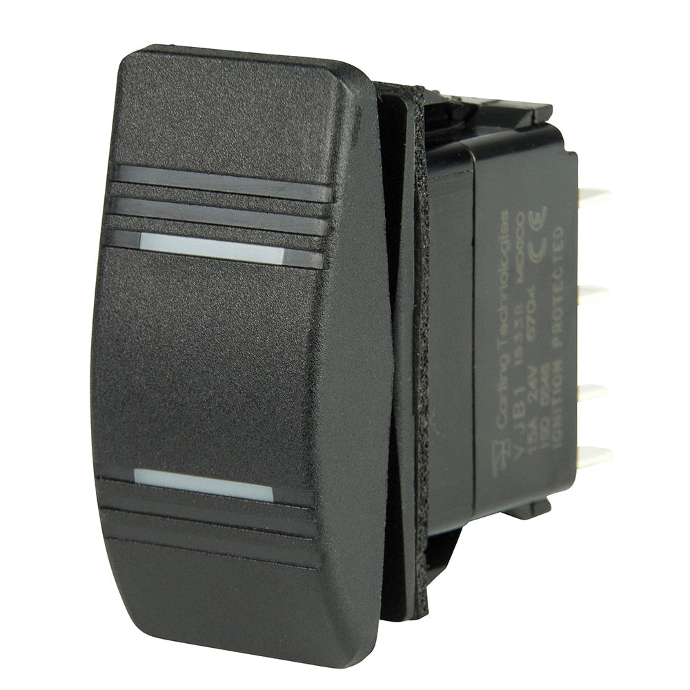 Exclusive BEP DPDT Contura Switch with 2 Amber LEDs - ON/OFF/ON Function [1001808]