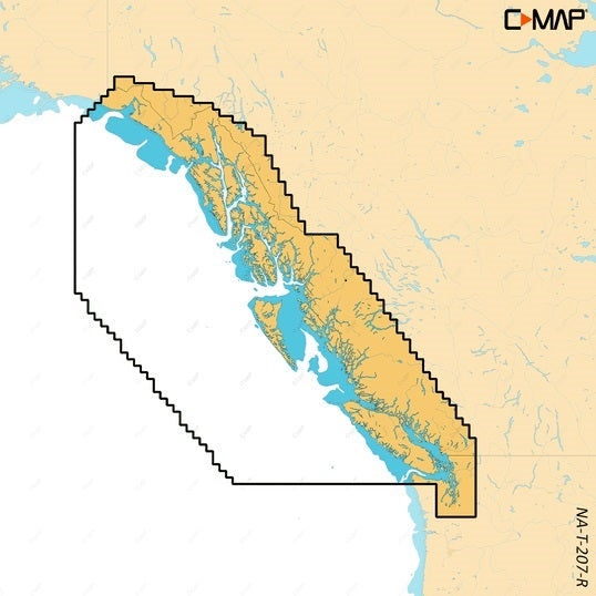Hot Deal! C-MAP Reveal X Coastal Chart for British Columbia and Puget Sound microSD