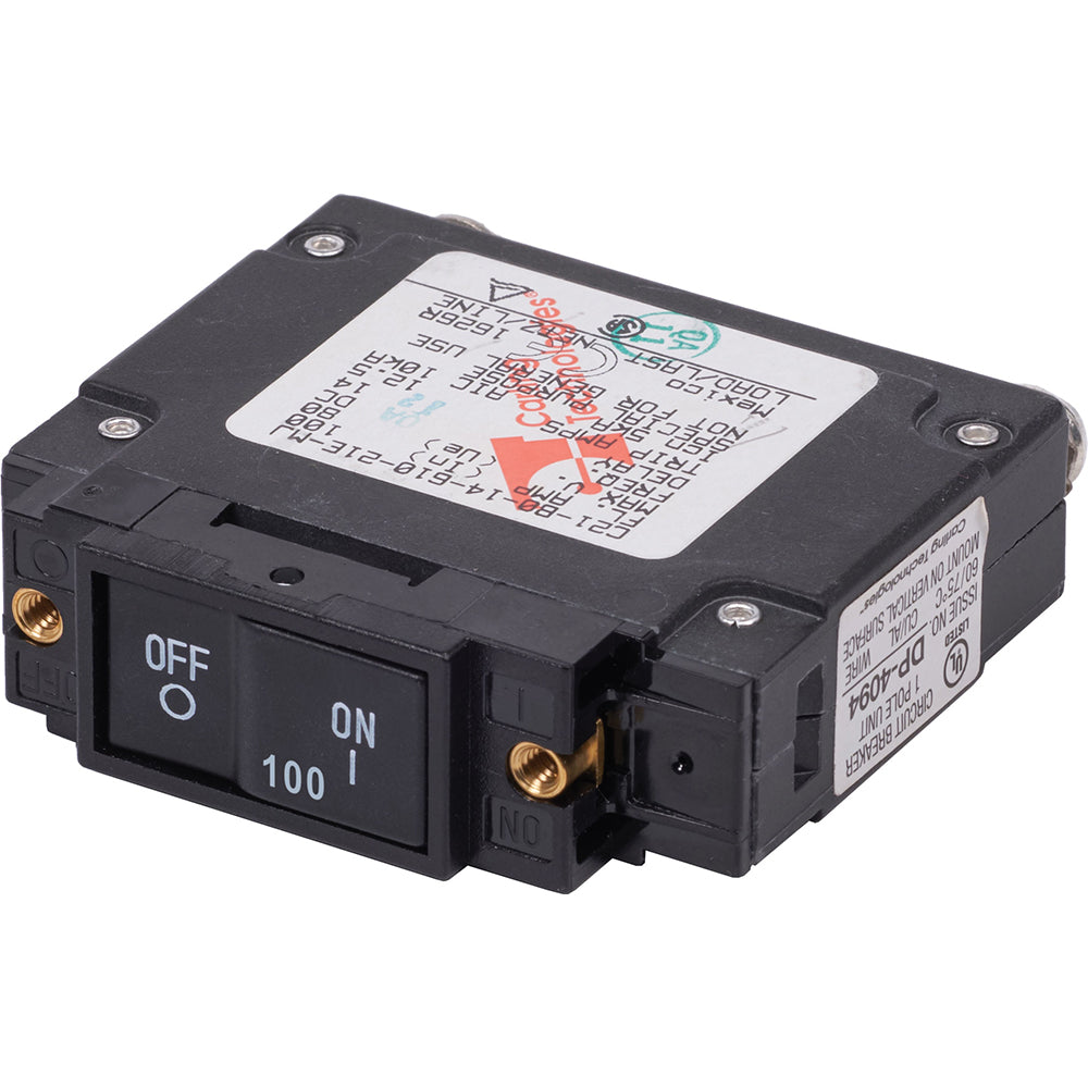 100A Flat Rocker UL-489 Blue Sea 7446 Circuit Breaker