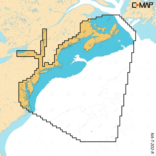 Hot Deal! C-MAP Reveal X Coastal Chart microSD from Nova Scotia to Chesapeake Bay
