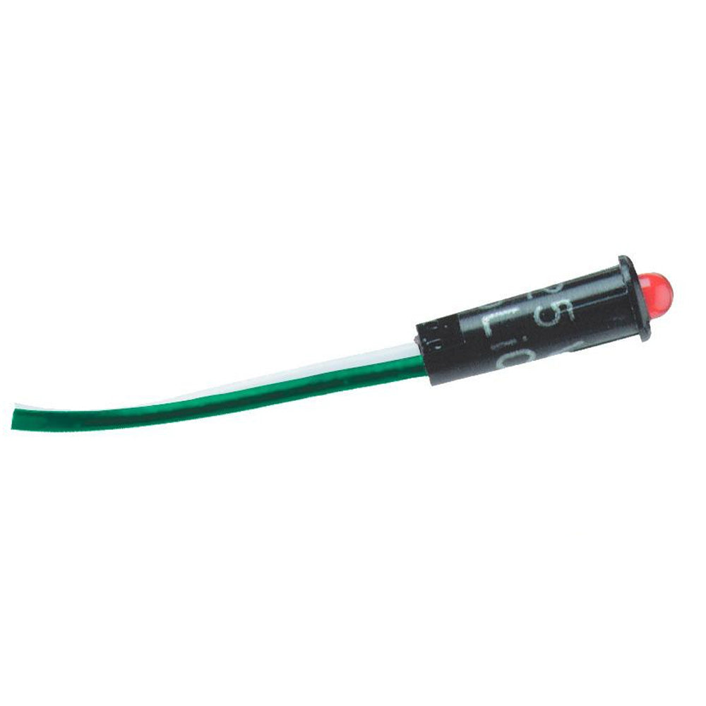 Blue Sea 8171 Red 12/24V DC LED Indicator Light for Circuit Breaker Panels