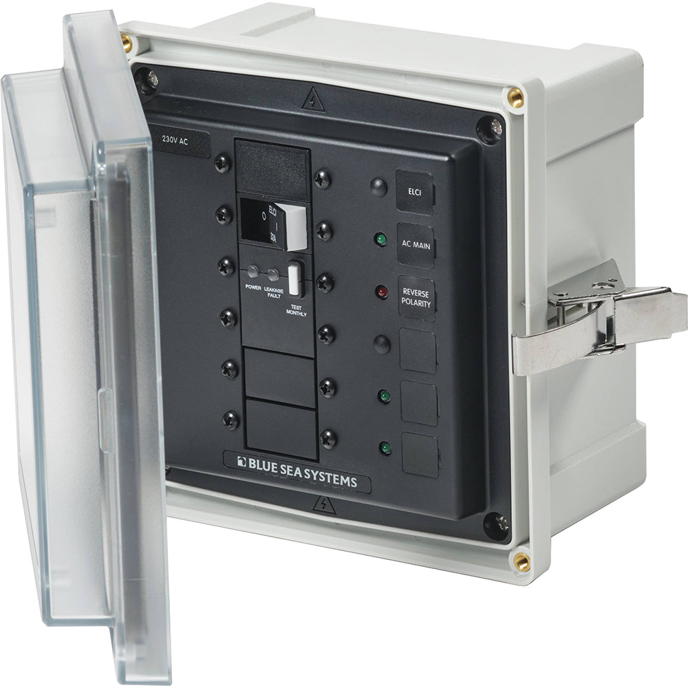 Blue Sea 3123 - 230V AC SMS Panel Enclosure w/ELCI (32A) & 3 Blanks [Hot Deal!]