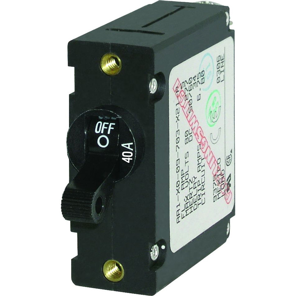 Hot Sale! Blue Sea 40 Amp AC/DC Single Pole Magnetic World Circuit Breaker [7224]