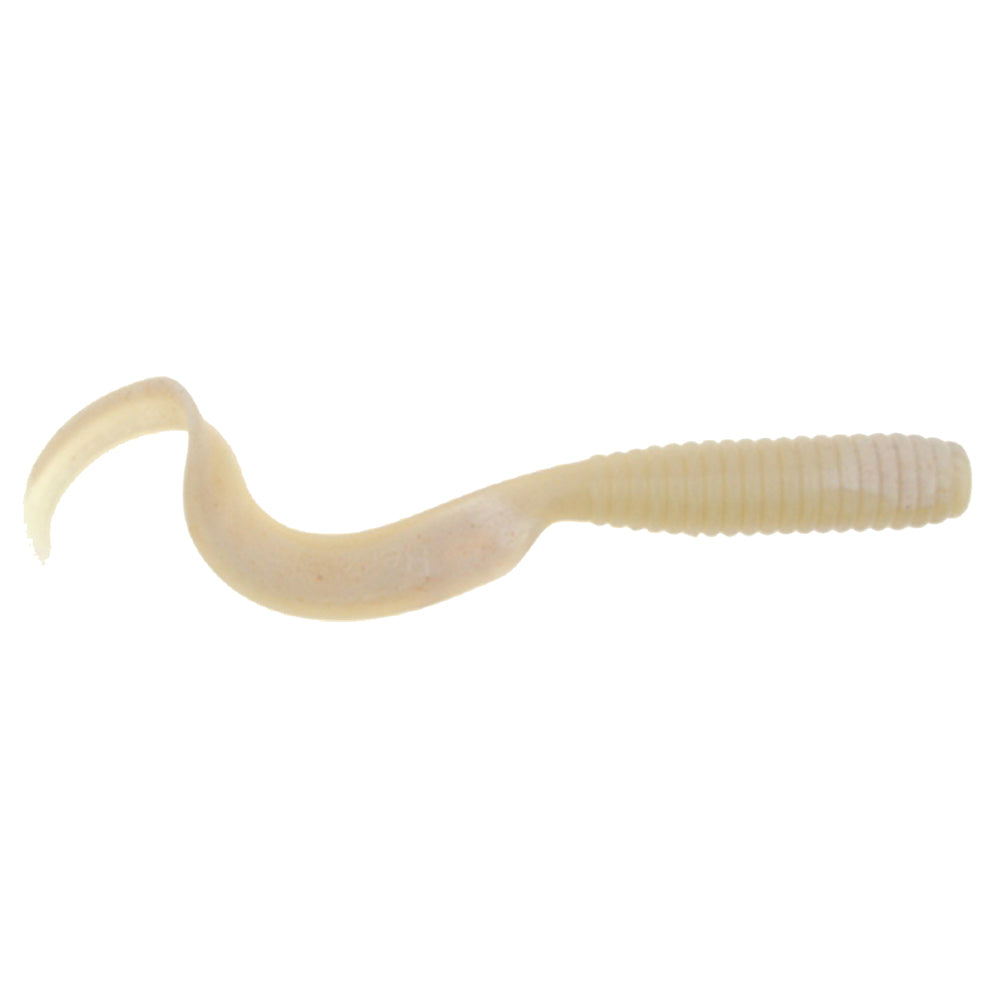 Hot Deal! Berkley Gulp! 6-Inch White Glow Grub Fishing Lure [1130766]