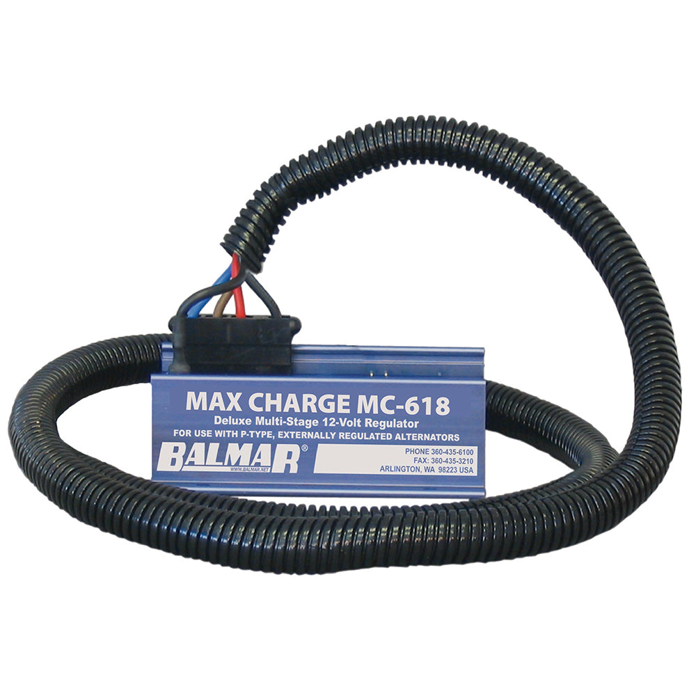 Balmar Max Charge MC-618 12V Multi-Stage Regulator with Harness - Hot Sale [MC-618-H]