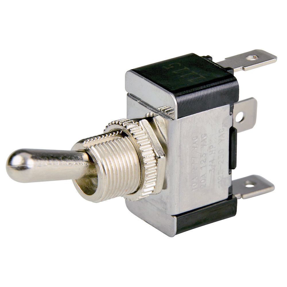 Chrome Plated SPDT ON/OFF/ON Toggle Switch - Ideal for Marine Lights [1002001]