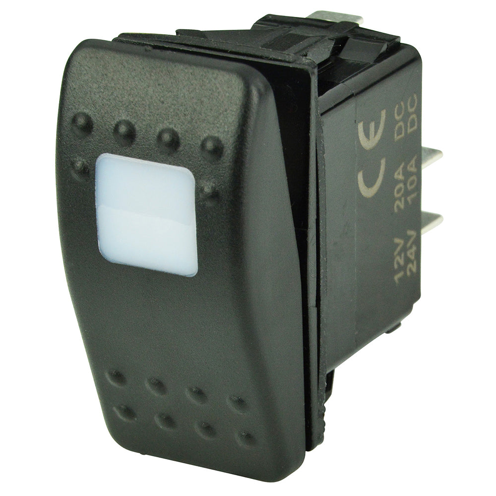 BEP SPST Contura Switch with 1-Amber LED - OFF/ON | Great Value [1001801]