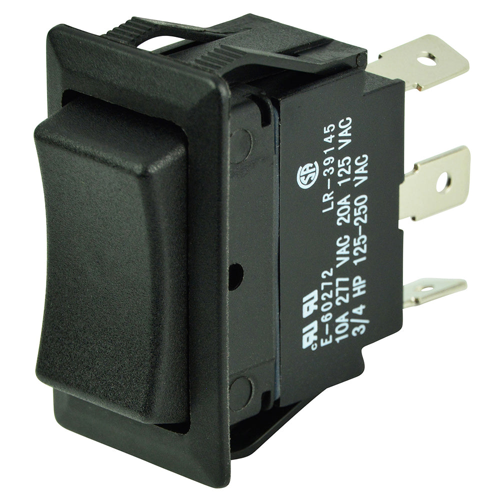 12V/24V ON/OFF/ON SPDT Black Rocker Switch [1001710]