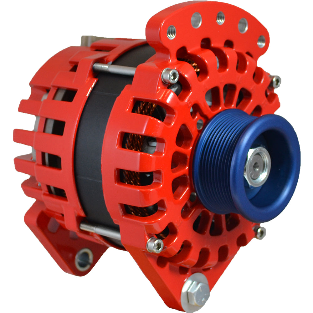 Balmar 12V 170A Alternator with 3.15' Dual Foot Saddle and J10 Serpentine Pulley [XT-DF-170-J10]