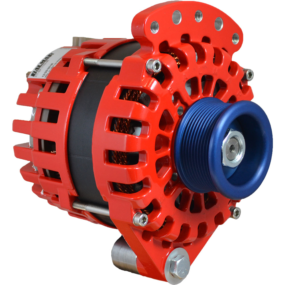 Balmar 170A 12V Alternator with 1-2' Single Foot J10 Serpentine Pulley - Great Upgrade