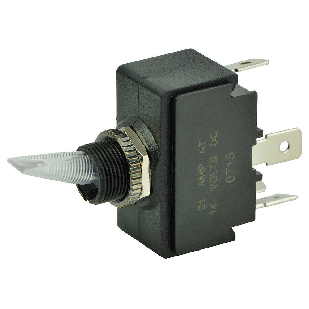 12V Red LED SPST Lighted Toggle Switch for On/Off Circuits [1001906]