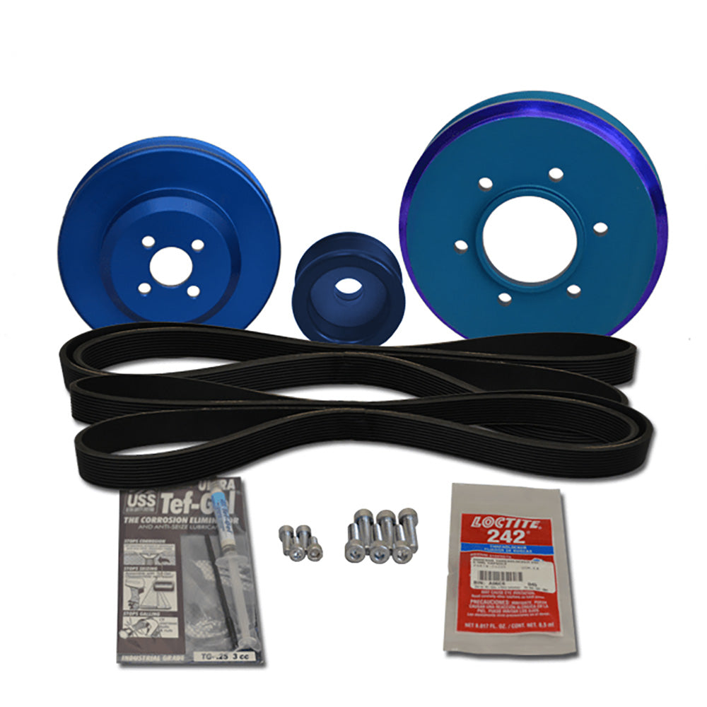 Hot Deal! Balmar Yanmar 4JH4-HTE-TE-DTE Serpentine Pulley Conversion Kit