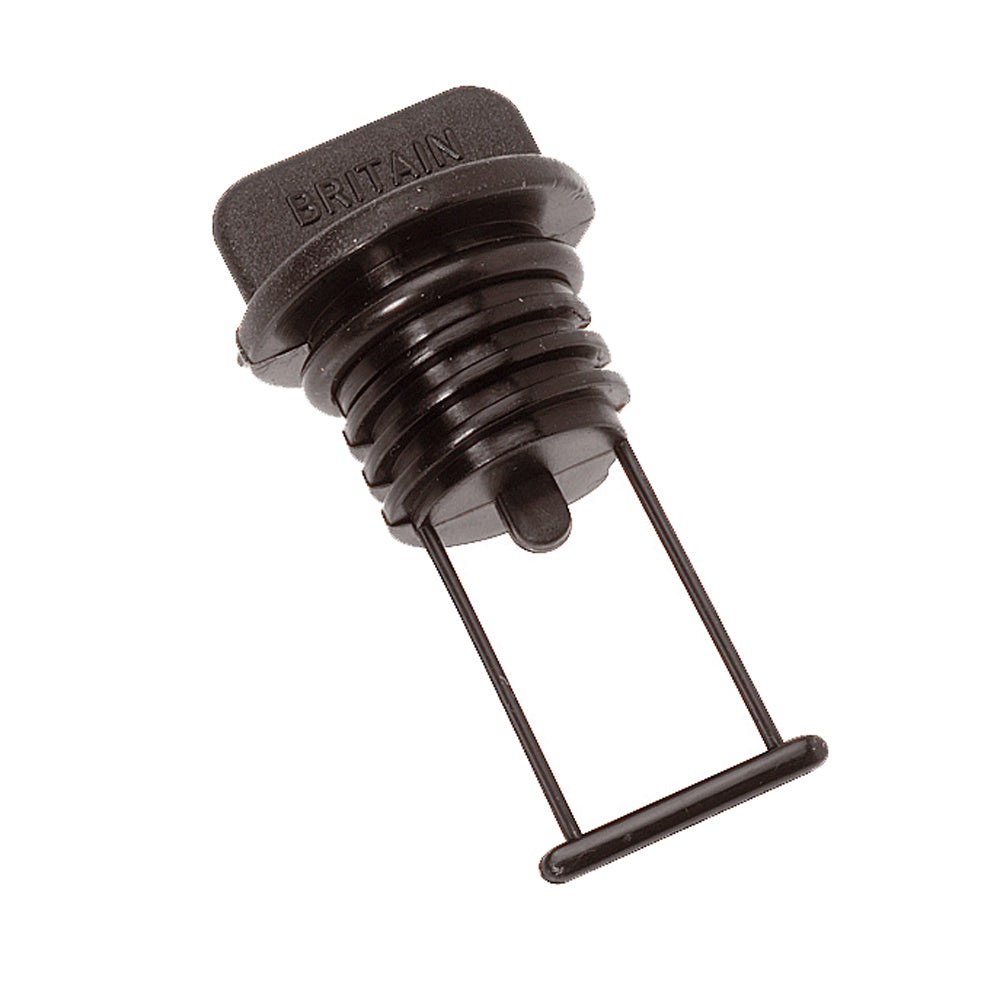 Barton Marine 15mm (19/32) Black Screw - Type Drain Plug [42357]