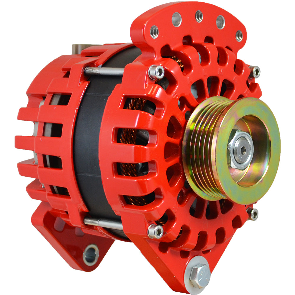 Balmar 170A 12V Alternator with 3.15' Dual Foot Saddle & K6 Serpentine Pulley [XT-DF-170-K6] - Great Upgrade!