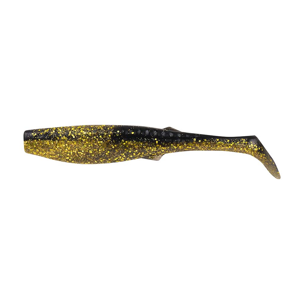 Berkley Gulp! 4-Inch Black Gold Paddleshad Soft Bait [1545525]