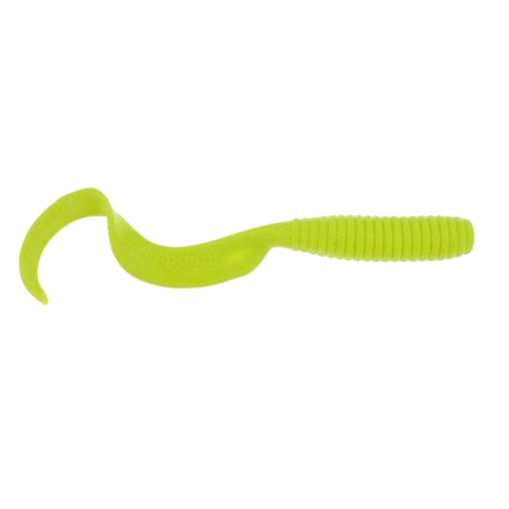 Berkley Gulp! 5-Inch Chartreuse Saltwater Soft Bait Grub [1436830]