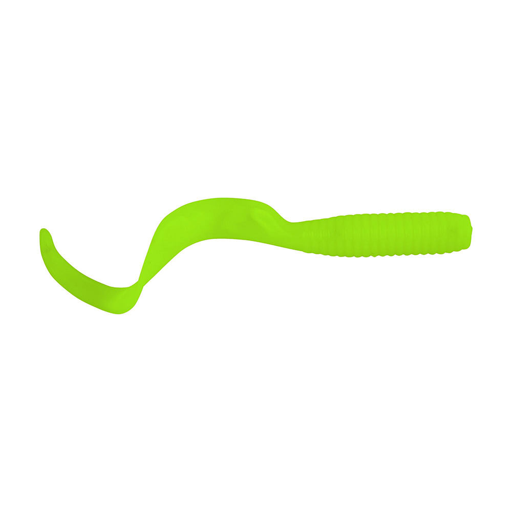 Hot Deal! Berkley Gulp! 4-Inch Chartreuse Saltwater Fishing Grub Bait [1519803]