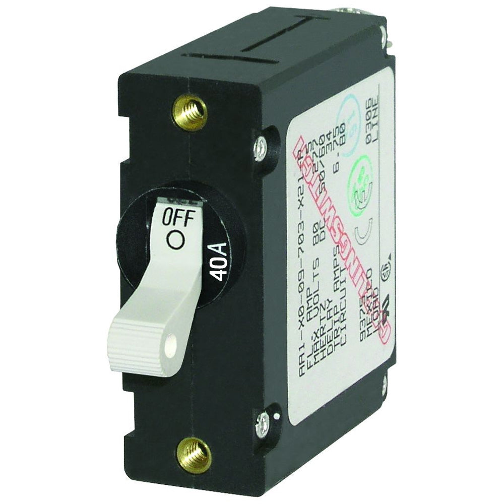 Blue Sea 7226 40AMP AC/DC Single Pole Magnetic Circuit Breaker - Great Deal!