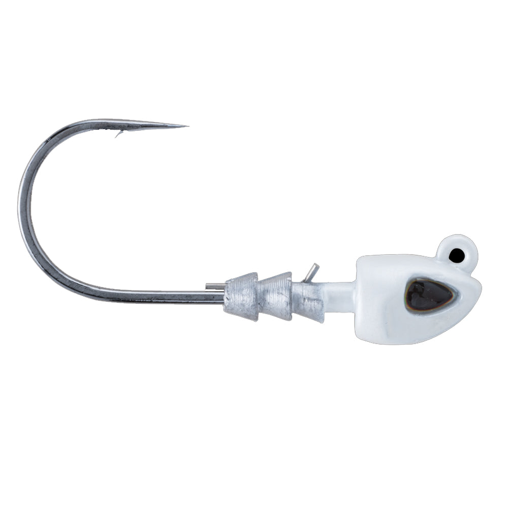 Berkley Fusion19 3/4oz Pearl White Swimbait Jighead with 5/0L Hook [1504469]
