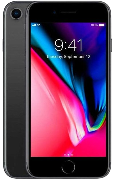 Unlocked 64GB Black Apple iPhone 8: Compact & High - Performance Smartphone