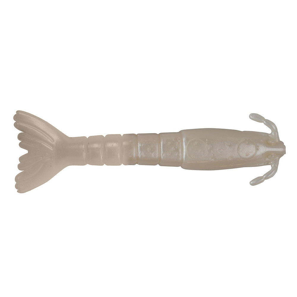 Berkley Gulp! Alive! 4 - Inch Pearl White Saltwater Shrimp Bait [1130337]
