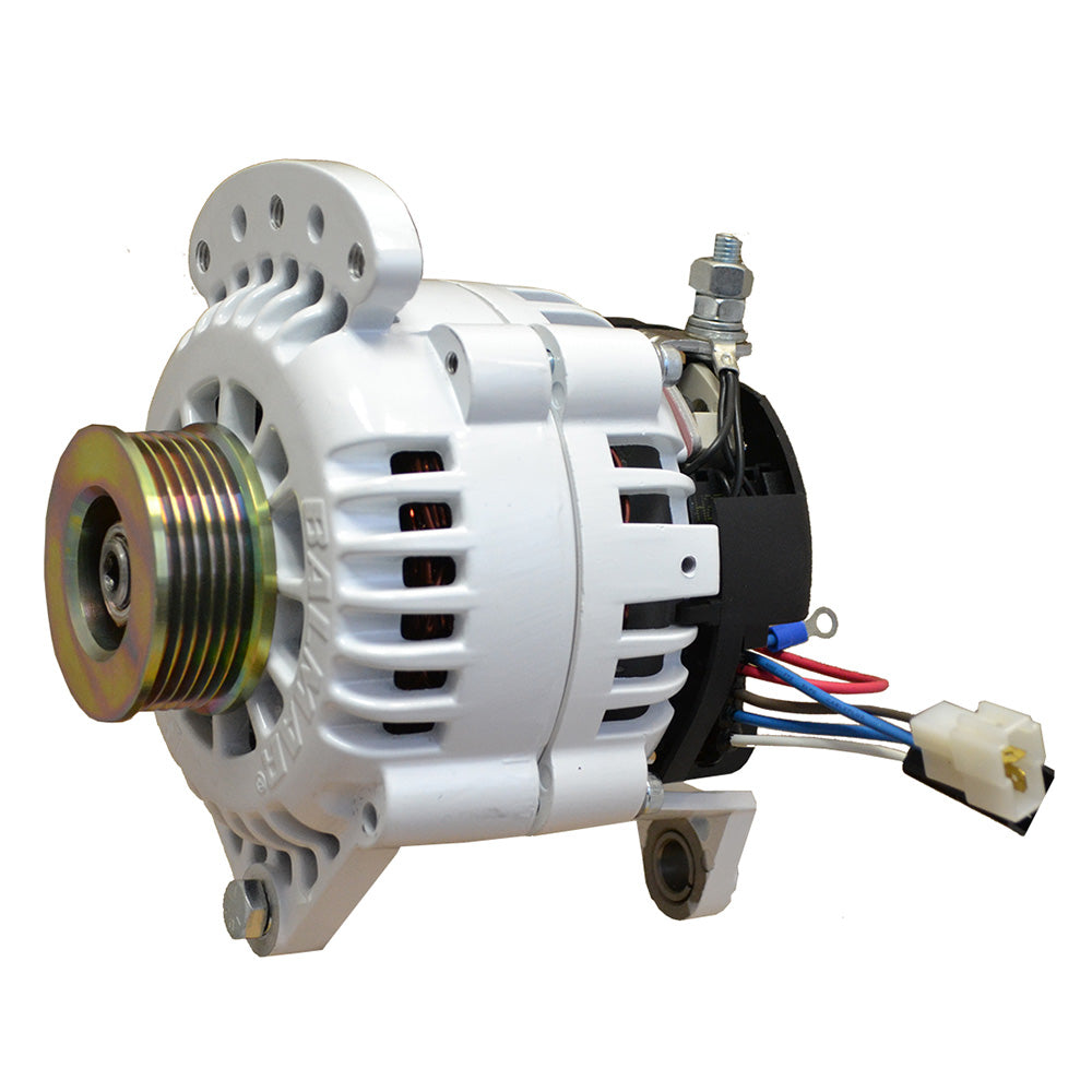 150 AMP 12V Balmar Alternator with 4 Dual Foot Saddle, K6 Pulley & Isolated Ground [604-150-K6]