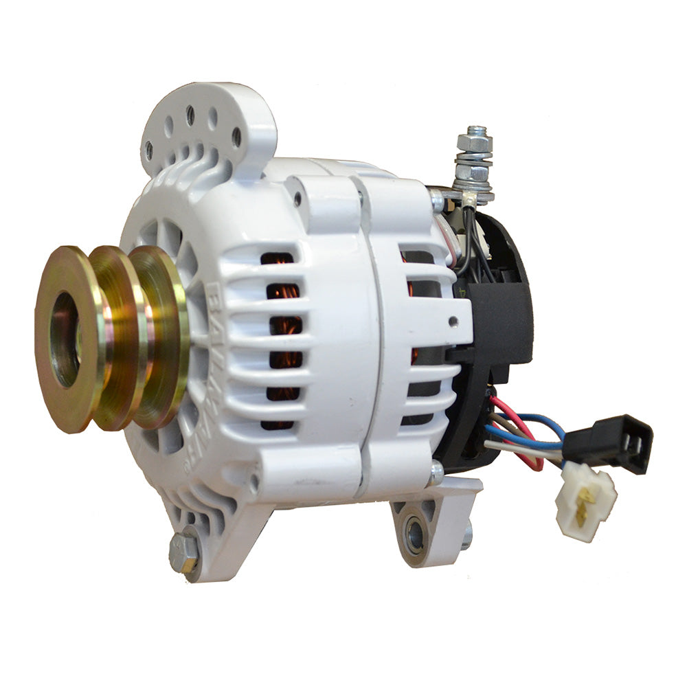 Hot Sale! 120 AMP 12V Balmar Alternator with Dual Foot Saddle, Dual Pulley & Isolated Ground [60-120-DV]